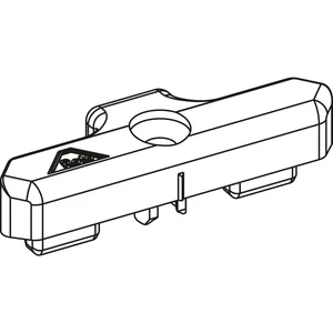 ROTO NT/NX Schließstück PVC 13V KBE/KÖMMERLING/TROCAL Zink