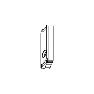 MACO MT Türschnapper für Holz/PVC silber (52502)