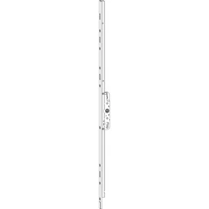GU HS Hebegetriebeschloss PZ DM 37,5 Stulp 2270 mm Alu silber eloxiert