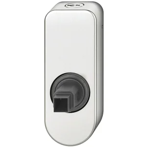 FSB Fenstergriff Adapter-Rosette oval abschließbar, Aluminium silber eloxiert