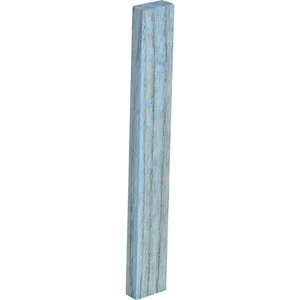 Holzklotz Esche lackiert 80 x 12 x 5 blau