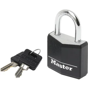 MASTER LOCK Vorhangschloss 9130 EURDBLK Alu schwarz, Br. 30 mm, verschieden. SB