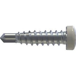 REISSER RP-r-LK-X REFABO Kantteilschraube 4.8x 20 Bimetall A2 - RAL9010