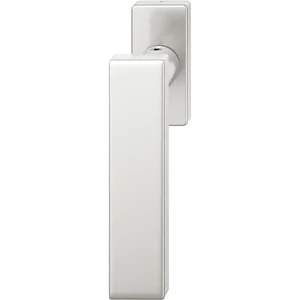 FSB Fenstergriff 34 1003 eckige Rosette, Aluminium silber eloxiert