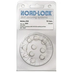 NORD-LOCK Keilsicherungsscheiben NL6ss Edelstahl A4, - Blister SB-10