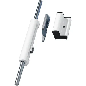 GEZE OL90N/OL95 Zusatzverriegelung, Überschlag 0-17 mm, Alu weiß RAL 9016