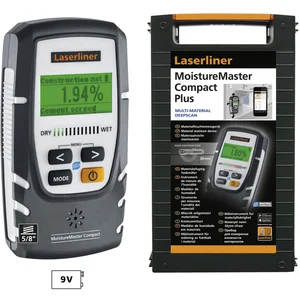 LASERLINER Holz- und Bau-Feuchtemessgerät MoistureMaster Compact Plus