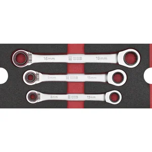 WGB Moflex Modul S Doppelring-Ratschenschlüssel 6400 3-teilig