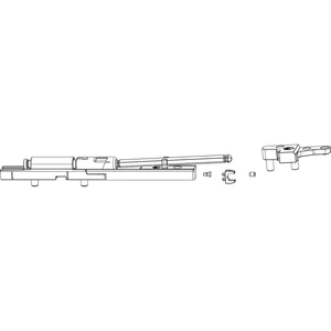 MACO Lastabtragung POWER für Bodenschwelle, Falztiefe 30 mm, 150 kg, links