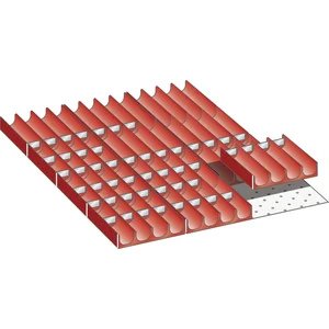 LISTA Einteilungsmaterial Muldensatz 27E x 36E für Fronthöhe 50-200 mm