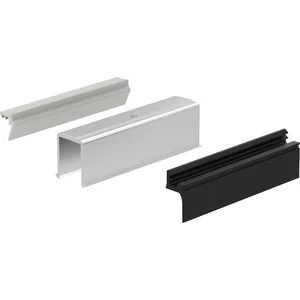 GU HS Führungsschienen-Set oben P2301 L=3600 mm silber eloxiert