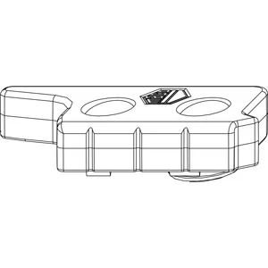 MACO MM Hebeteil, FL 12 mm glatt, Eurofalz 20 mm, links, Positionsz. (356960)