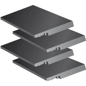 Zargen-Dichtset, Kunststoff schwarz