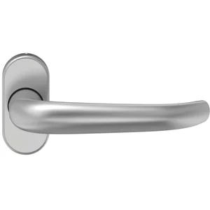 Drückerlochteil D 410 - auf Rosette, VK: 9 mm, FS, Alu silber eloxiert