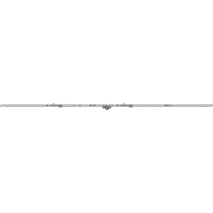 ROTO NT/NX DK-Getriebe mittig/variabel DM 15 mm L=1380 mm 2V Zapfen silber