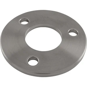 ECONOMY Ronde gelocht für Rohr ø 42,4 mm,Edelstahl geschliffen V2A