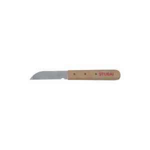 STUBAI Kabelmesser mit feststehender Klinge und mit Kerbe