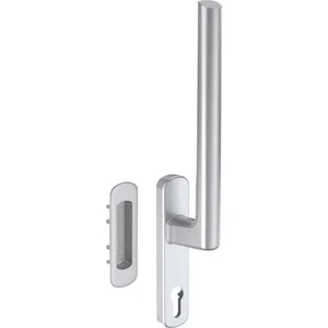 MACO HS Griffgarnitur 12, PZ innen, TS 79-110 mm, Alu silber eloxiert (103820)