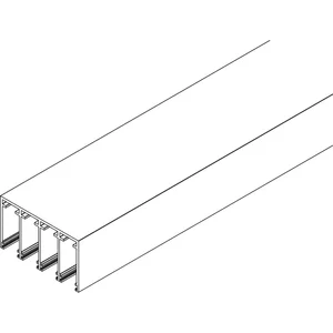 VITRIS Atrivant 80 Deckenschiene niedrig 4-bahnig Anthrazit RAL 7016 L=6000 mm