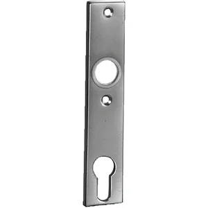 AMF Kurzschild 497Z, PZ 72, Schraublochabstand 67mm,156x32x7 mm, silber eloxiert