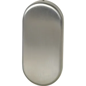 FSB Blindrosette 17 1757 oval, Edelstahl matt