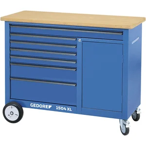 GEDORE Rollwerkbank 1504 XL 1250 x 550 x 985 mm 7 Schubladen