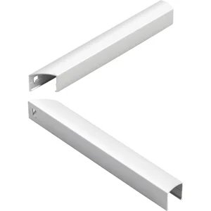 GEZE OL90N/OL95 Eckwinkelabdeckung, 140x140 mm, Alu silber eloxiert