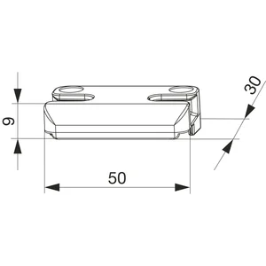 MACO Schließteil iS PVC 12/20-13, KÖMMERLING, silber (96680)