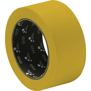 SCHULLER Bauklebeband MASK Q PVC UV-beständig und quergerillt 30mm x 33m gelb