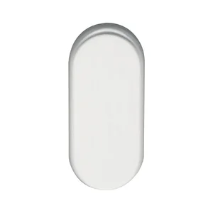 Blindrosette BL, 70 x 33 x 7 mm, Aluminium silber eloxiert