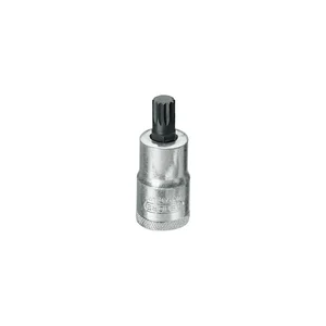 GEDORE Schraubendreher-Einsatz INX19 DIN2324 1/2"vierkant M5x55 mm Vielzahn