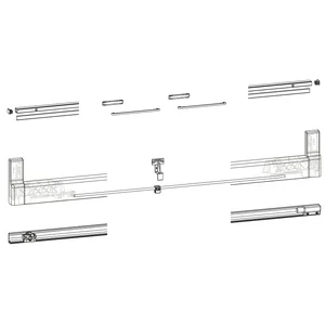 GU-966/150 PSK Profilbeutel, L=2960 mm, silber