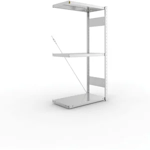 META Steck-Anbauregal 1500 x 750 x 400 mm 3 Fachböden 150 kg