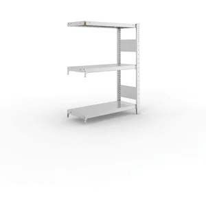 META Steck-Anbauregal 1025 x 750 x 300 mm 3 Fachböden 150 kg