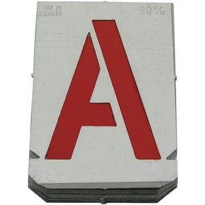 Signierschablonen-Satz Buchstaben 30 mm