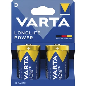 VARTA Batterie Longlife Power LR20/D 1,5 Volt 2 Stück