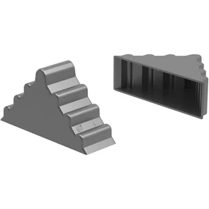 Kantenschutzecke geschlossen schwarz 19 x 50 x 50 mm