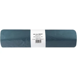 Müllsäcke Polyethylen 150 Liter, 37 my 800 x 1100 mm ohne Zugband blau