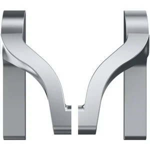 ECO Stangengriff EPN 900 IV UG, 45° Drehwinkel, Alu silber beschichtet