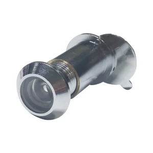 Türgucker ø 14 mm, Weitwinkel 170°, TS 25-45 mm, Messing verchromt