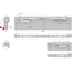 DORMAKABA Gleitschiene G 96 GSR-EMF 1