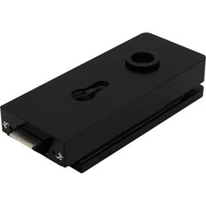 Schloss Studio 1121 PZ mit Wechsel, Glas 8 mm, Alu schwarz RAL 9005 (10.148)
