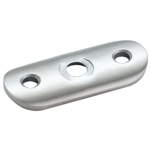CROSO Handlaufträger-Platte für Rohr ø 42,4 mm, Edelstahl geschliffen V2A