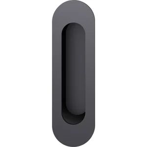 FSB Schiebetürmuschel 42 4250 oval offen, Aluminium schwarz matt