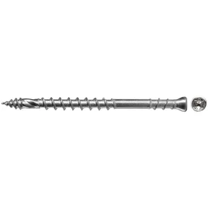 FISCHER Terrassenschraube Zylinderkopf 4.3x60 TX15 Edelstahl Inhalt 250 Stück