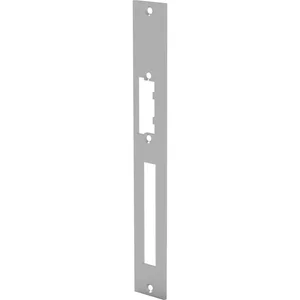 Schließblech f. Türöffner FGD m. Fallengleitdeckel,lang eckig,250x34x3,Edelstahl