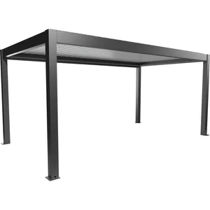 BIOHORT Pergola Gr. 5,5 x 3 dunkelgrau/weiß
