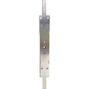 Stangenverschluss mit Anschweißenden 13 x 8 mm, Hub 25,5 mm, Stahl verzinkt