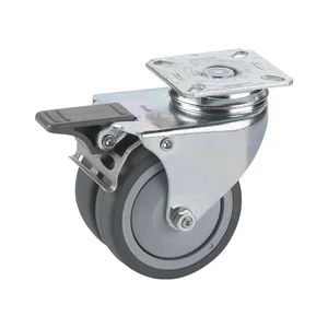 DÖRNER + HELMER Doppel-Lenkrolle TPE 50 mm 80 kg