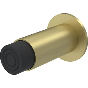 KWS Wandtürpuffer 2066 gefederter Puffer,Länge 120 mm,Alu messingfärbig eloxiert